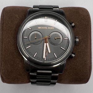 Michael Kors | Pennant Gunmetal and Rose Gold Mens/Unisex Watch